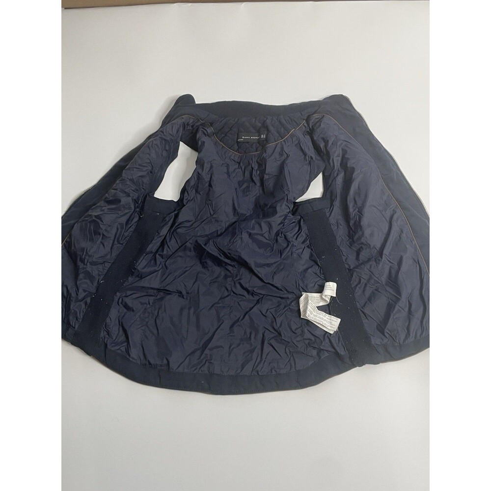 Zara Women Medium Blue Zipup Vest Jacket   ( S ) - Picture 5 of 16